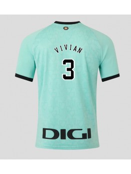 Billige Athletic Bilbao Dani Vivian #3 Tredjedrakt 2025-26 Kortermet